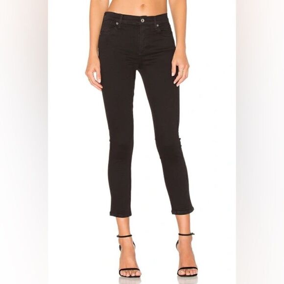 AGOLDE BLACK DENIM JEANS CUT #44890, STYLE NUMBER A018-799 SIZE 28 - Picture 1 of 10